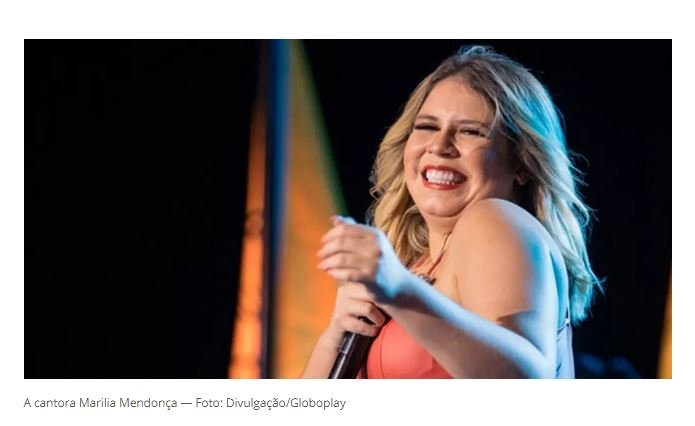 Marília Mendonça e tio serão velados juntos no Ginásio Goiânia Arena às 13h, diz assessoria