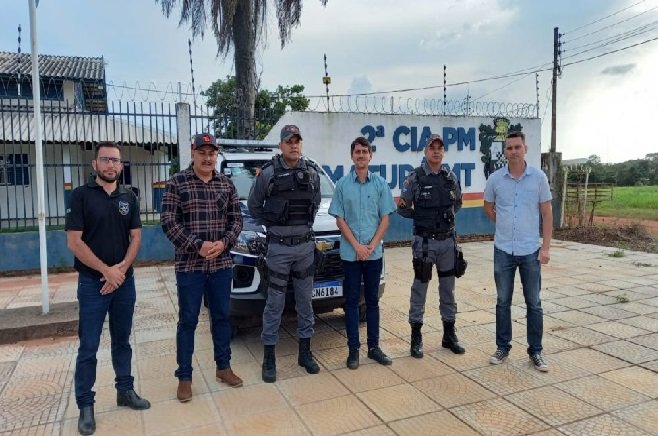 PM de Matupá recebeu viatura S10 para atender a população