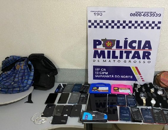 PM apreende menor suspeito de assaltar a Martinello