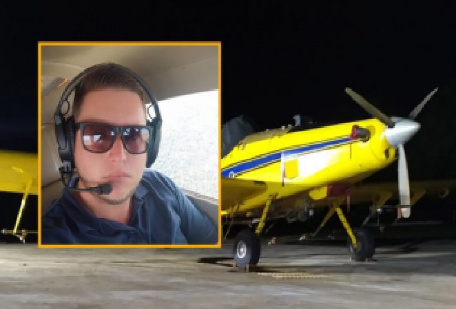 MT: avião cai, pega fogo e piloto natural de Alta Floresta sobrevive com mais de 90% do corpo queimado