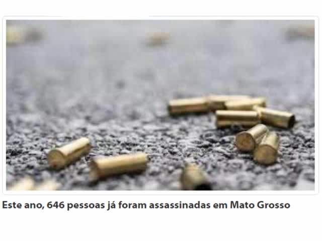1.226 pessoas mortas violentamente em 9 meses no Estado