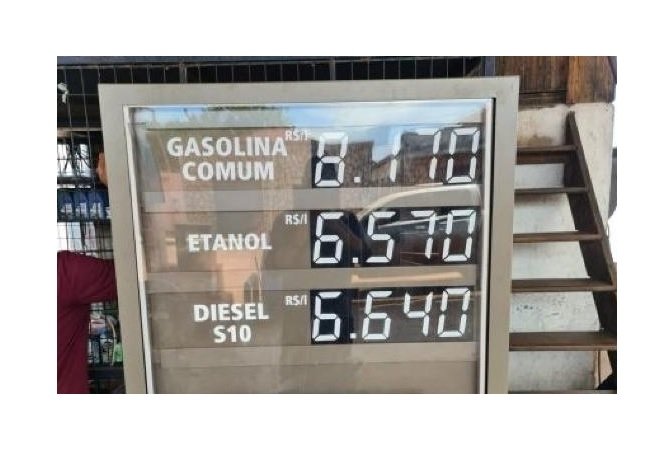Gasolina chega a R$ 8,16 em MT, valor 21% mais caro do que a média nacional