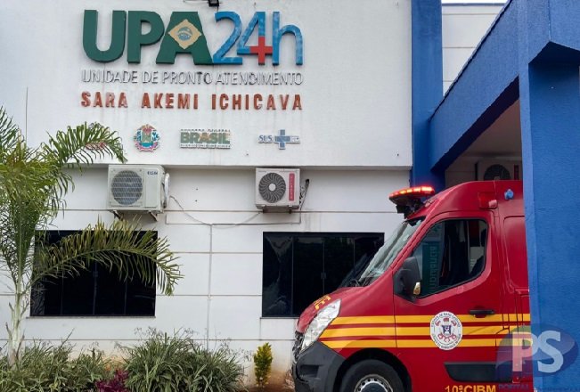 Pintor sofre descarga elétrica e cai de altura de 4 metros