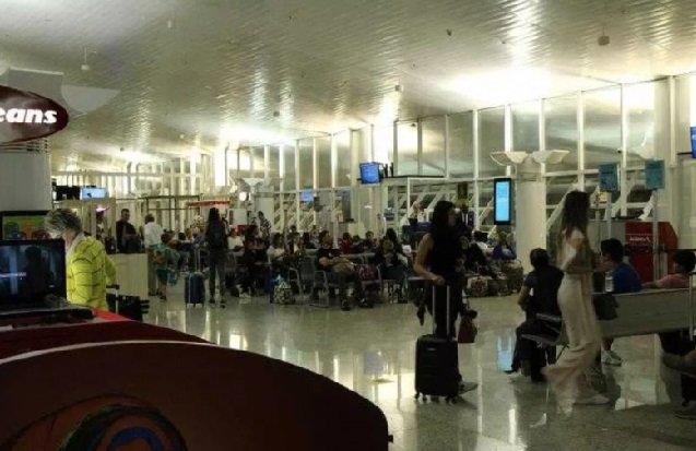 PM efetua tiro acidental durante embarque no aeroporto