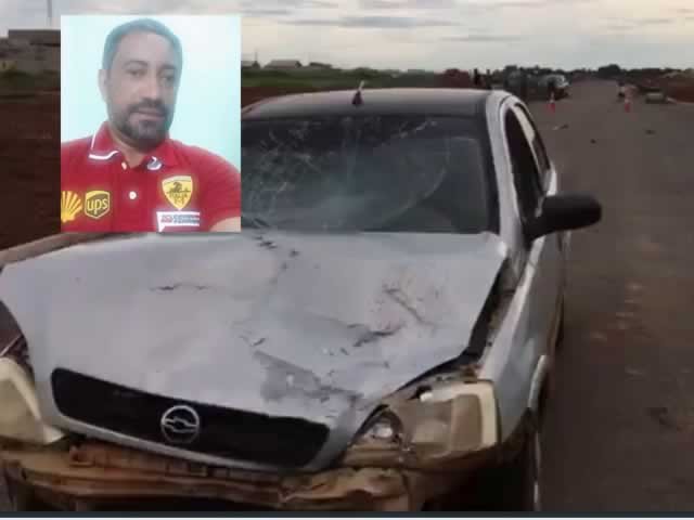 URGENTE: Colidense falece em acidente em Sinop e mulher fica ferida durante o acidente.