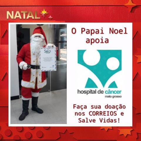 Correios de Colíder também abraçou a Campanha do Selo de Amor! do HCAN-MT(Vídeo)