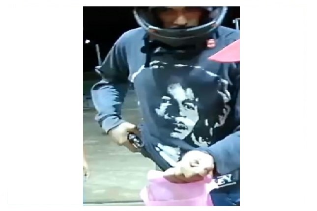 Bandido rouba dinheiro de posto de combustível em Sinop. Vídeo
