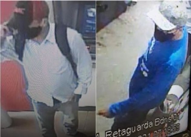 Dupla invade banco, faz reféns e rouba cerca de R$ 500 mil