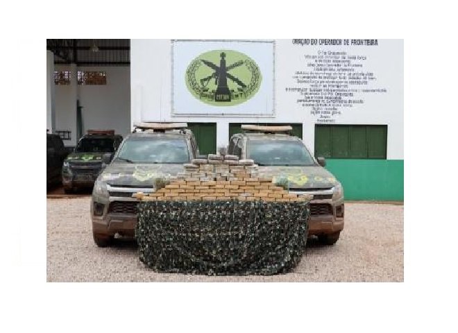 Gefron apreende carga de pasta base de cocaína avaliada em mais de R$ 1,3 milhão