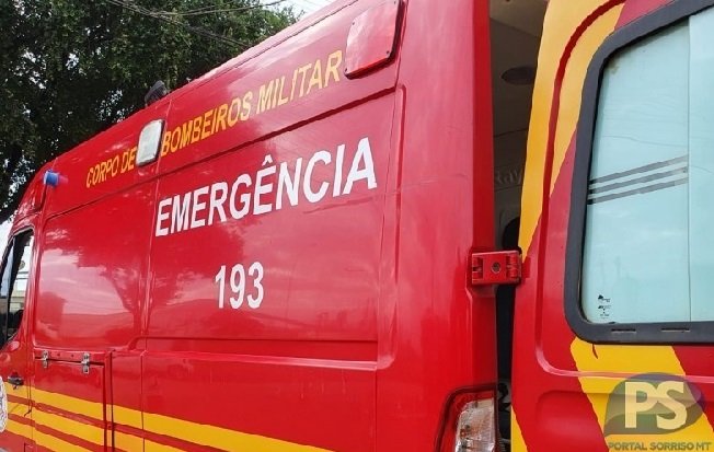 Colisão entre moto e carro deixa jovem ferido em Sinop
