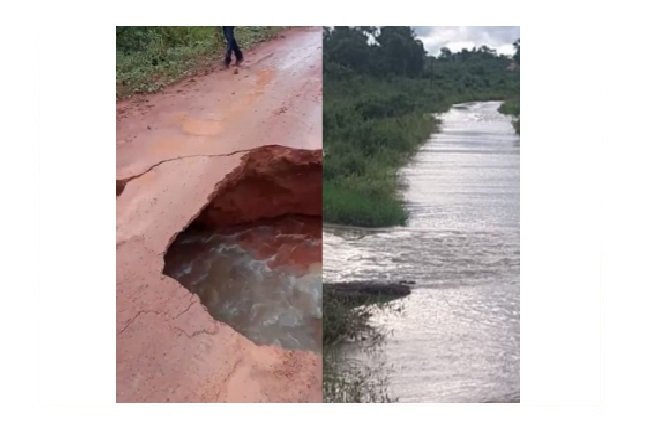 Chuvas intensas causam transtornos em Nova Bandeirantes
