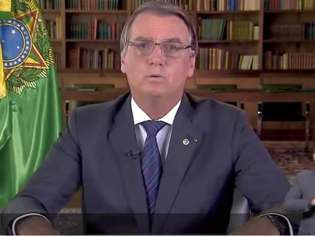 Presidente faz pronunciamento com balanço de ações do governo