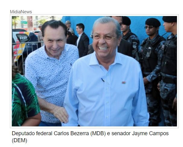 Bezerra e Jayme foram representantes de MT que mais trouxeram emendas