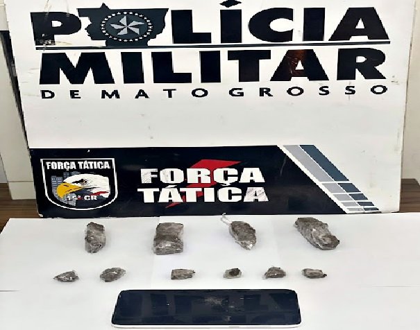 Preso jovem que escondia drogas próximo ao Cemitério de Peixoto
