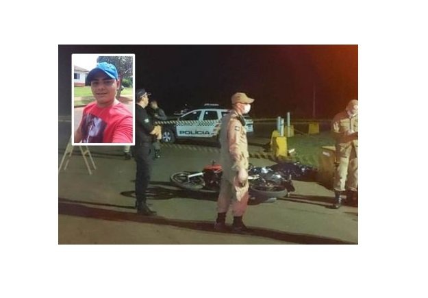Jovem bate em barreira de concreto com moto e morre