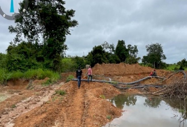 SEMA desativa extração ilegal de ouro e apreende maquinários em Matupá