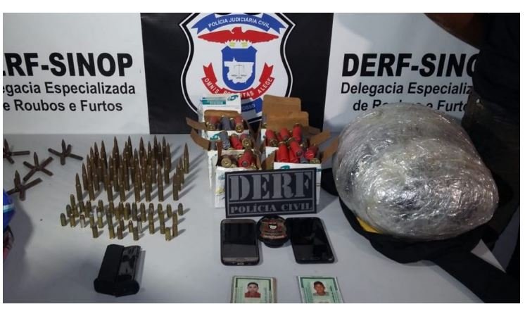 Derf apreende 20 quilos de explosivos que seriam usados para derrubar muro de presídio em Sinop