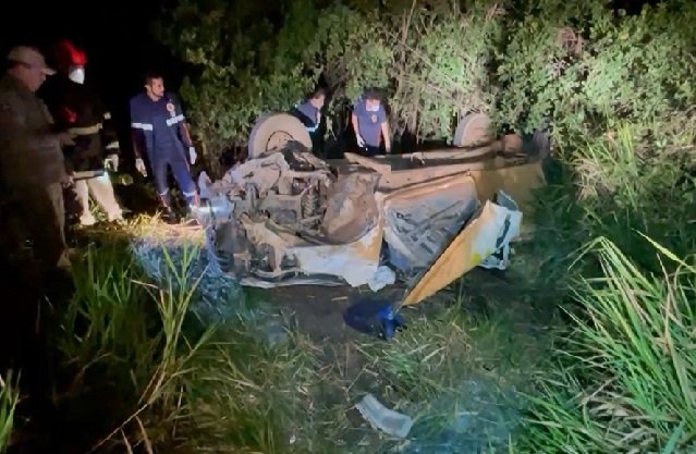 Motorista de Hilux morre preso às ferragens em acidente envolvendo quatro veículos