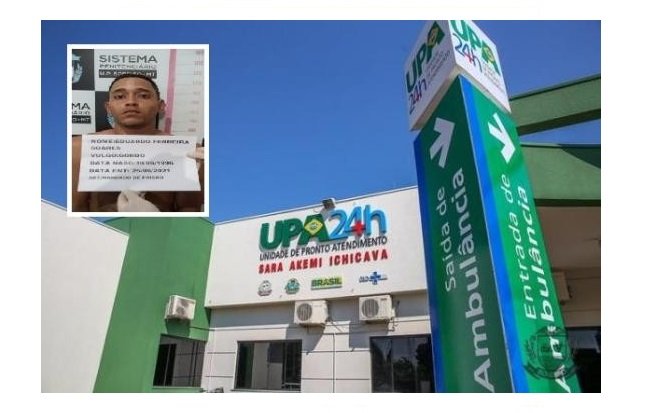 Preso diagnosticado com covid fica 'sozinho' em UPA, pula janela e foge