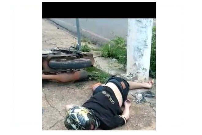Motociclista bêbado morre ao bater em poste em cidade de MT
