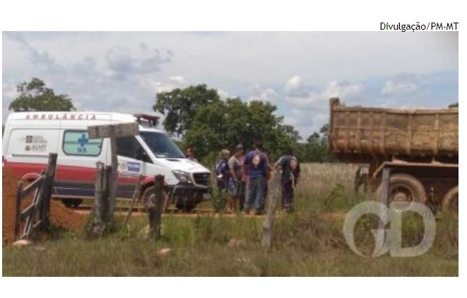 Motorista de caminhão morre eletrocutado em zona rural de Poconé