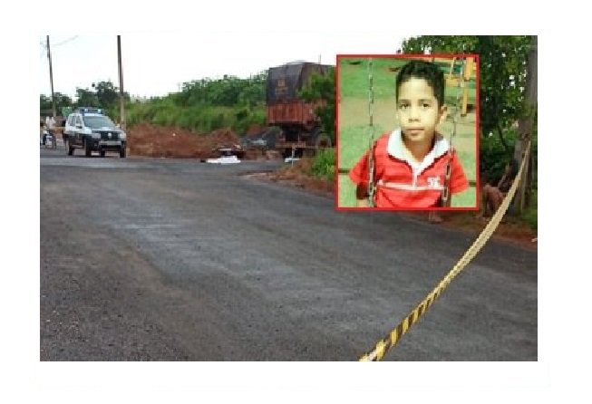 Caminhão atropela e mata aluno a caminho da escola em MT