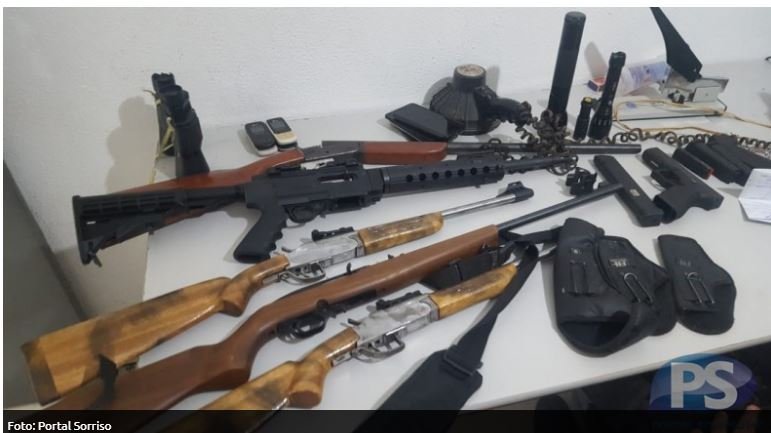 Três homens são presos após troca de tiros com a polícia em Nova Ubiratã