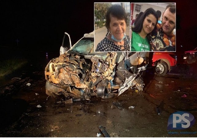 Três pessoas da mesma família morrem em acidente na rodovia de MT