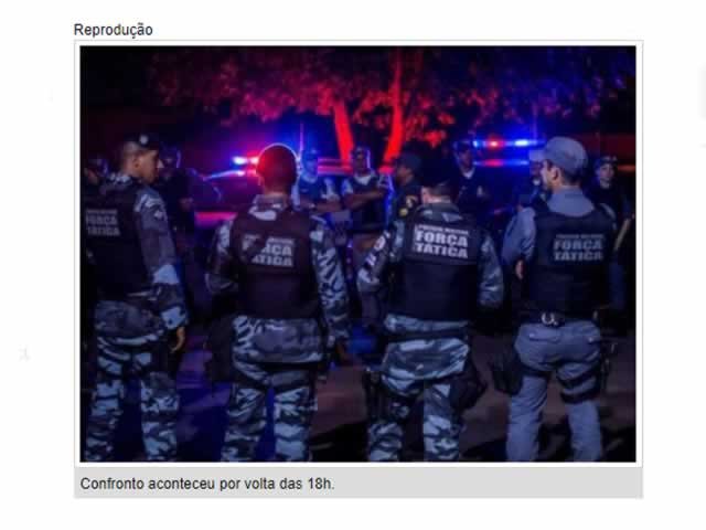 Confronto entre assaltantes e Força Tática termina com quatro mortos na Capital