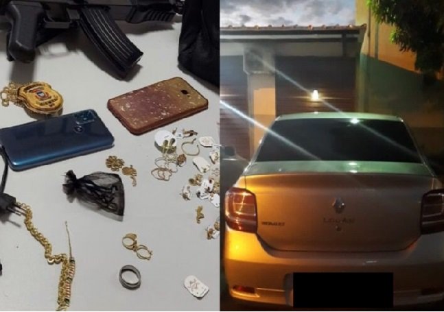 Bando faz reféns, aponta arma para criança e debocha de família
