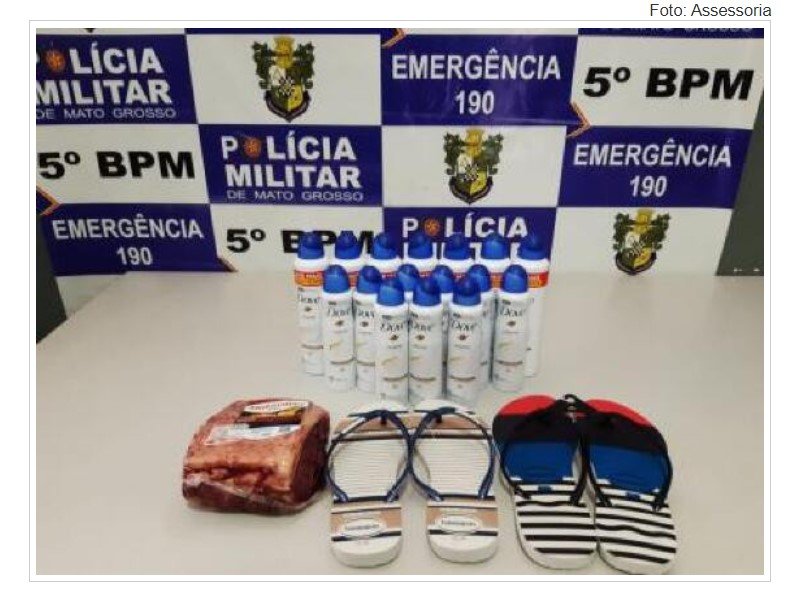 Ex-detenta volta a ser presa ao furtar picanha em mercado