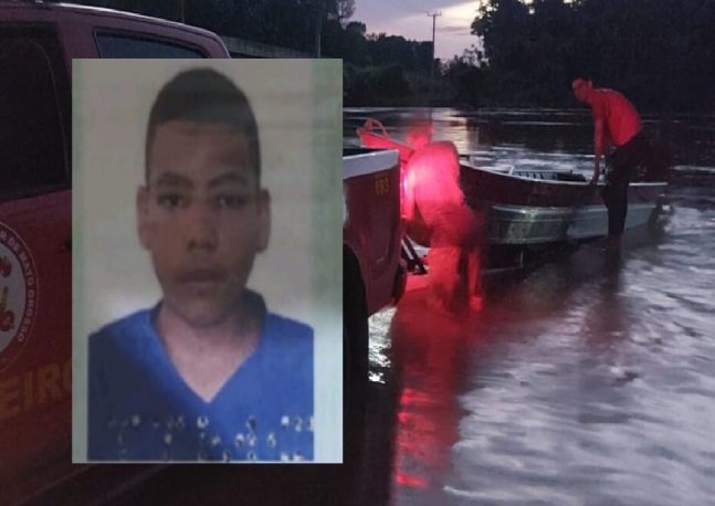 Bombeiros realizam buscas por jovem que sumiu em rio em Guarantã