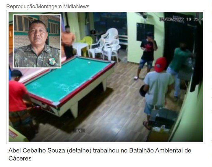 Policial aposentado é assassinado dentro de bar em cidade de MT