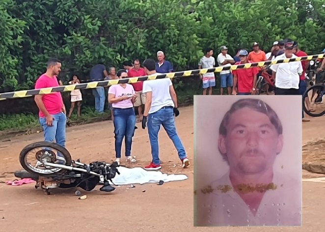 Homem morre em acidente entre moto e caminhonete em MT