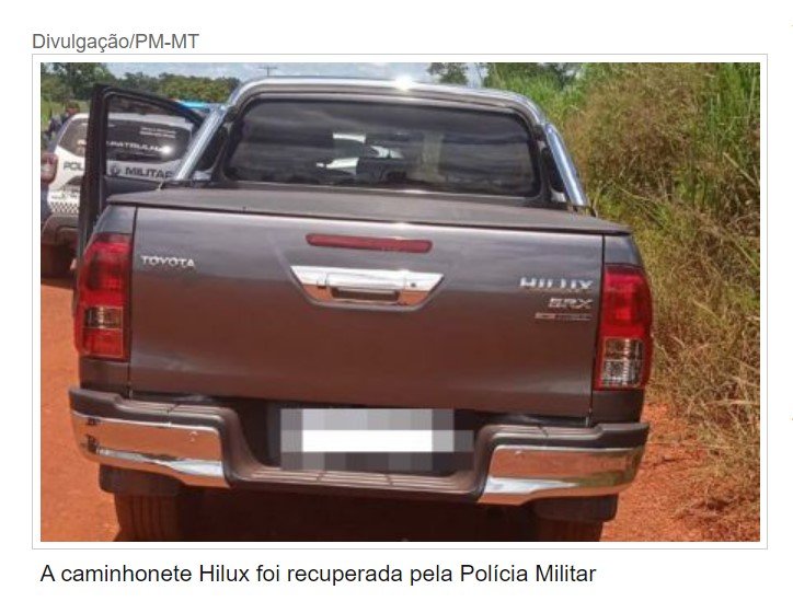 Ladrões roubam empresa e fogem levando dono como refém