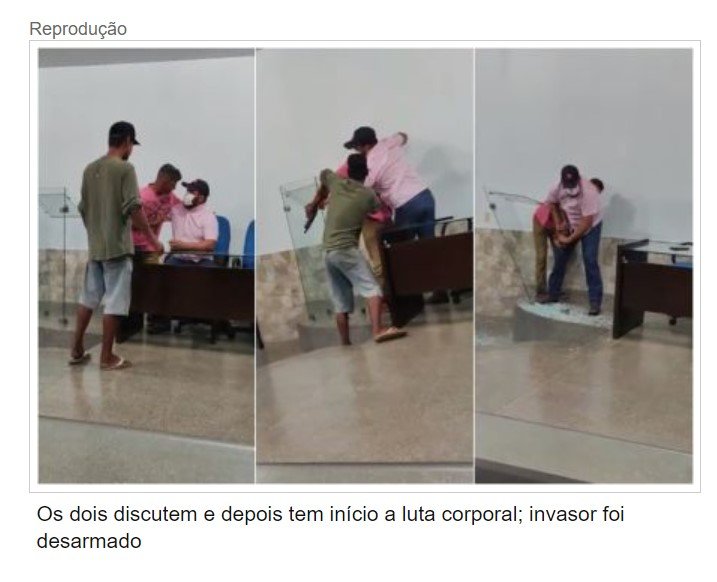 Homem armado invade Câmara em MT e ameaça matar vereador