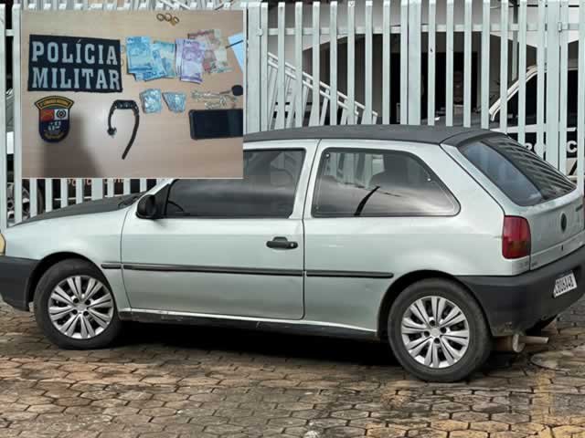 Casal 20 e preso pela PM de Colíder por Trafico de Drogas. (Fotos)