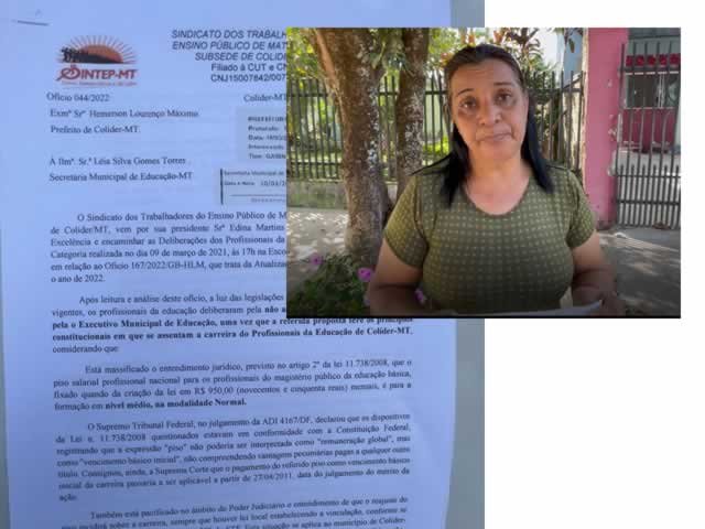 Profissionais da Educação de Colíder, rejeitam proposta de Prefeito é a GREVE está próxima.