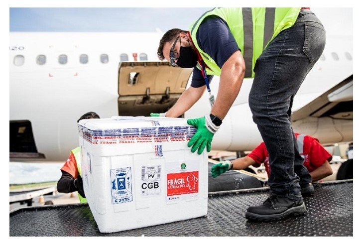 Mato Grosso recebe 54.990 doses de vacina contra a Covid-19 nesta sexta-feira (11)