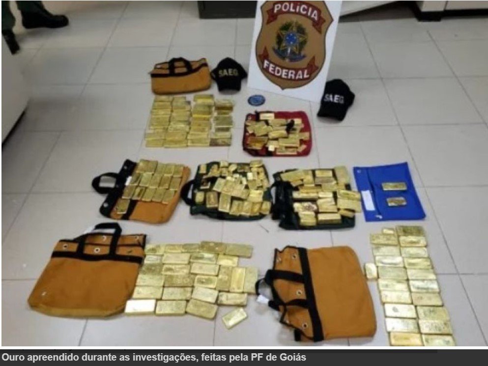 PF indicia grupo que movimentou R$ 457 mi em ouro ilegalmente