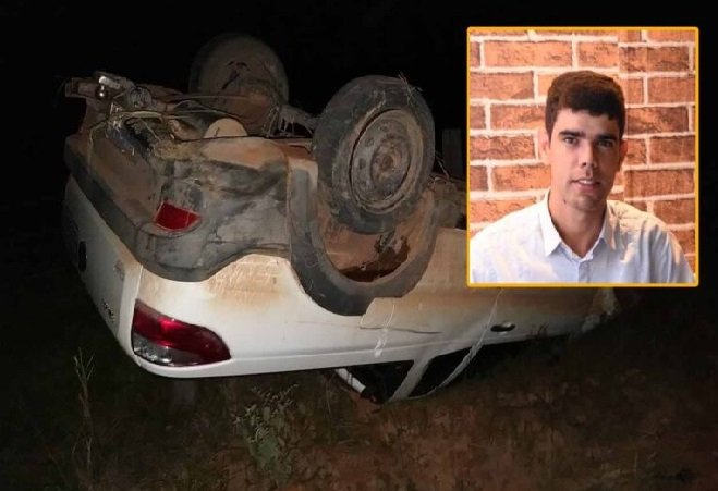 Rapaz que capotou picape na MT-208 falece após 9 dias internado