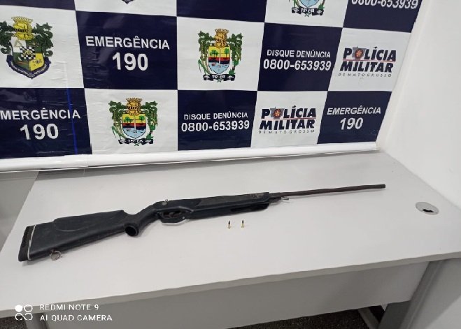 Homem é preso por furto de gado e posse irregular de arma de fogo em União do Norte.