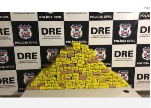 Traficante monitorado por tornozeleira é preso com 115 tabletes de maconha