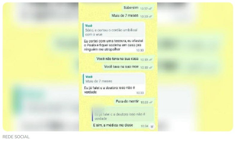 Por ganância, mãe faz filha abortar bebê de 7 meses: 'tira essa porra'