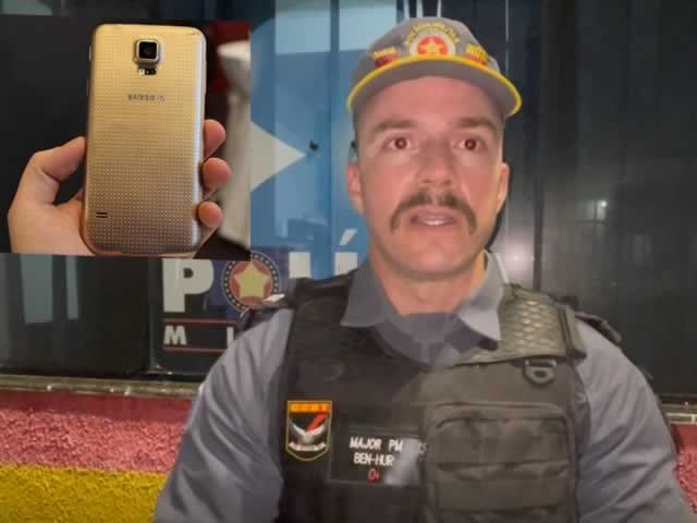 Policia em Colíder faz a condução de homem com tornozeleira eletrônica desligada. (Vídeo)