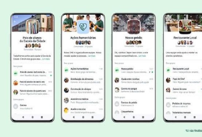 Whatsapp anuncia recurso de comunidades com vários usuários