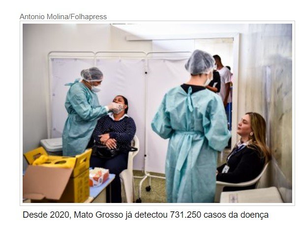 MT registra 569 novos casos e 2 mortes por Covid após feriado