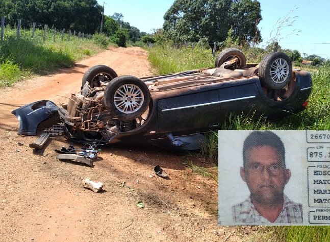 Homem de 46 anos tem braço decepado na altura do ombro em capotamento de carro em MT