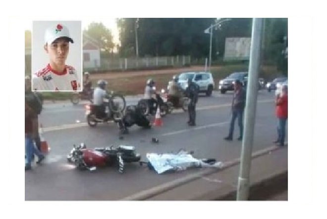 Rapaz morre após violenta colisão entre motos em MT