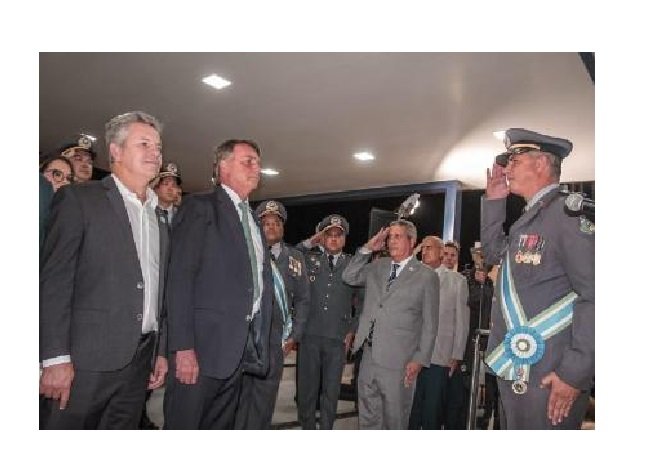 Presidente Jair Bolsonaro participa da promoção de 506 policiais militares de MT